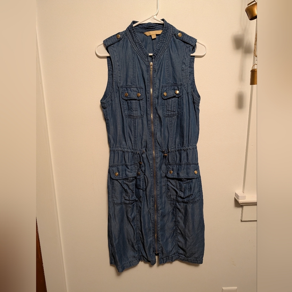 Hope & Harlow Sleeveless Denim Dress without tags